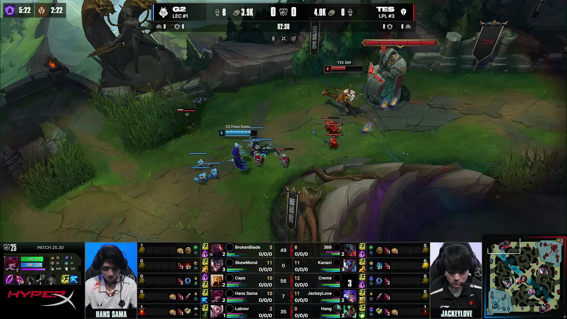 JD Gaming 击败 Weibo Gaming ， Top Esports 战胜 Team WE 在 LPL 2025 分裂中